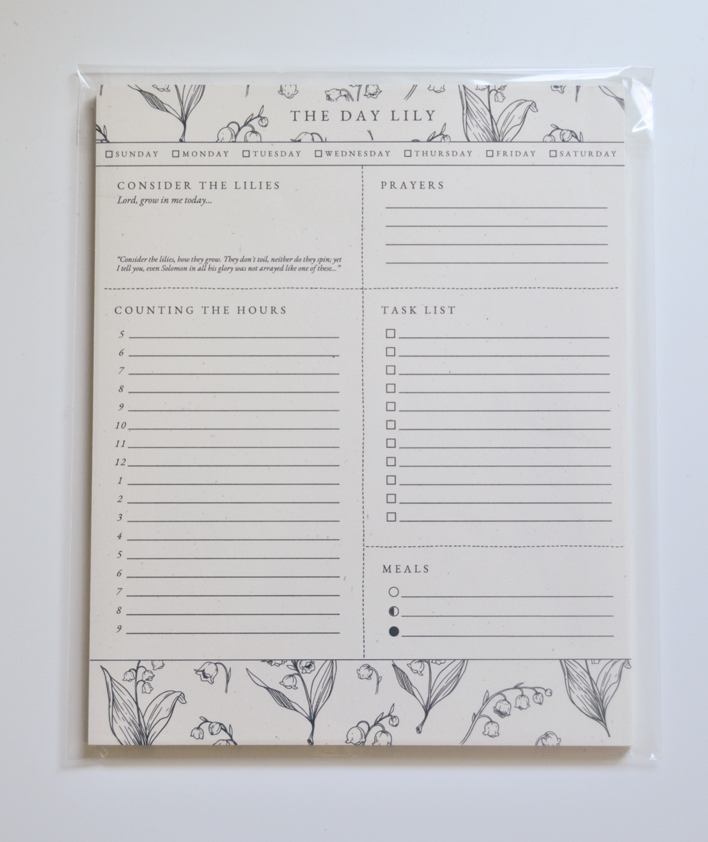 Day Lily Notepad