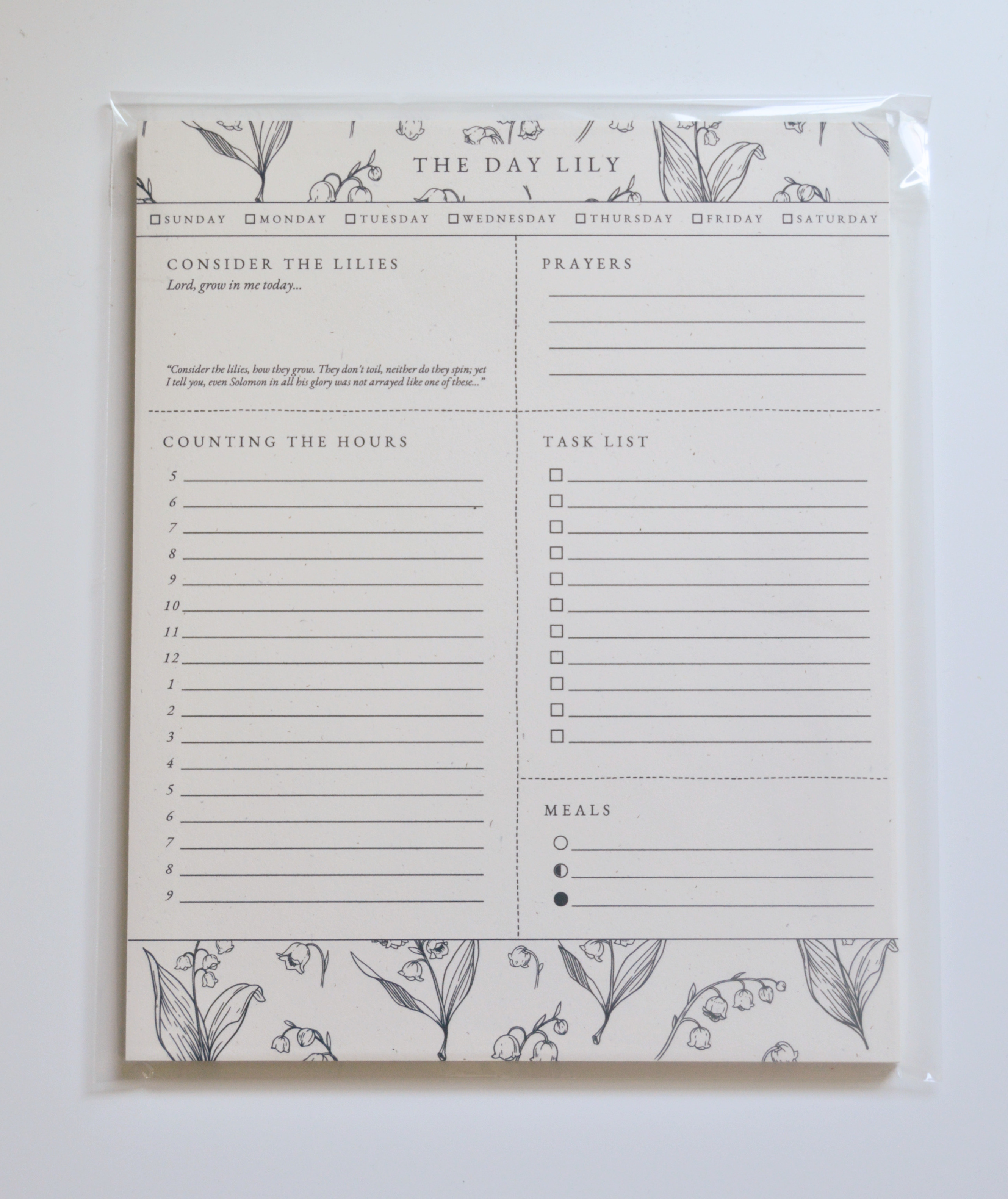 Day Lily Notepad